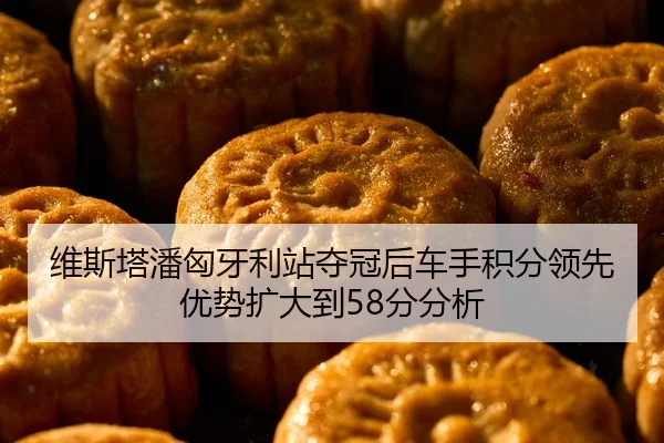 维斯塔潘匈牙利站夺冠后车手积分领先优势扩大到58分分析
